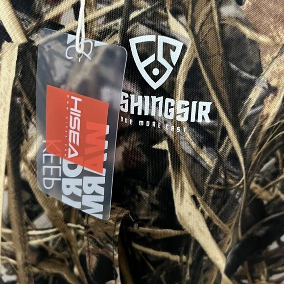 FISHINGSIR Nylon PVC Waders Camouflage Bootfoot Chest Waders for Fishing Hunting - Picture 4 of 7